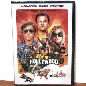 ONCE UPON A TIME IN HOLLYWOOD DVD Leonardo Dicaprio, Brad Pitt, Margot Robbie